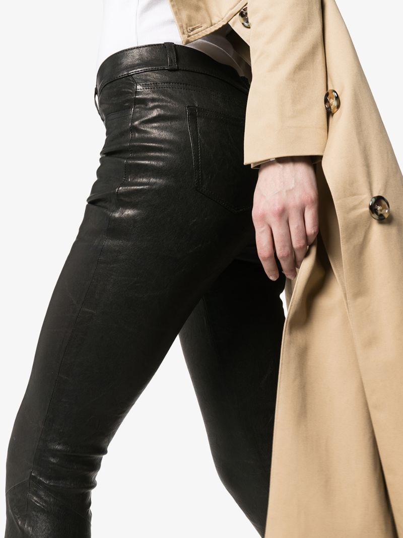 Hoxton Skinny Leather Trousers