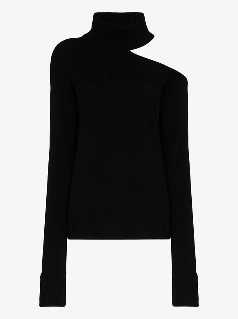 Black Raundi Cut-out Sweater