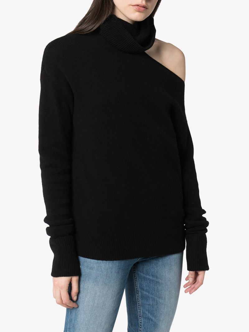 Black Raundi Cut-out Sweater