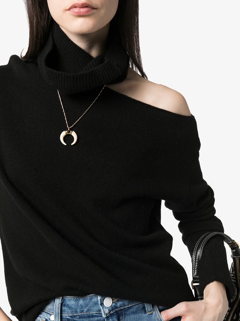 Black Raundi Cut-out Sweater