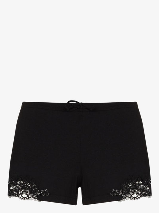 Souple Lace Trim Cotton Shorts