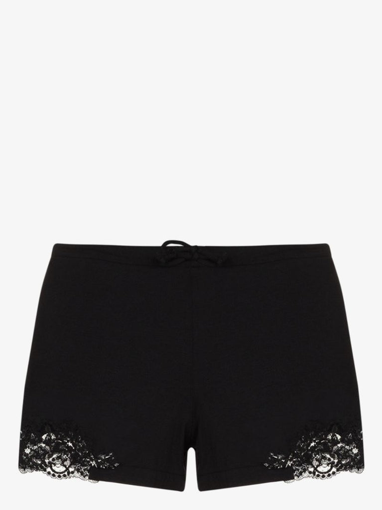 Souple Lace Trim Cotton Shorts