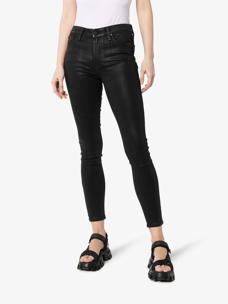 Hoxton Coated Skinny Jeans