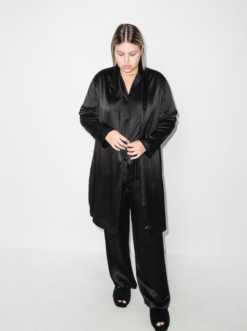 Long Silk Robe