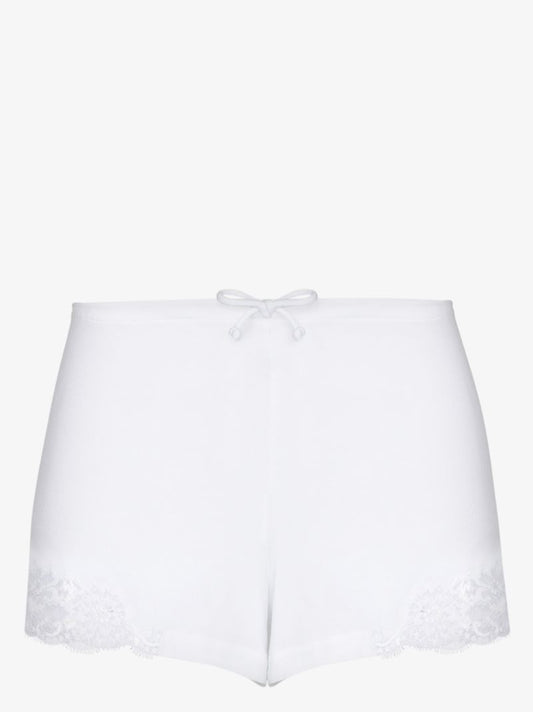 Lace-trim Cotton Shorts