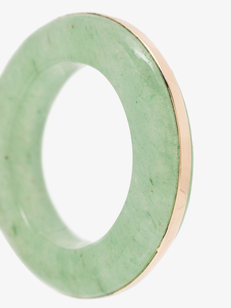 14k Yellow Gold in the Green Aventurine Ring