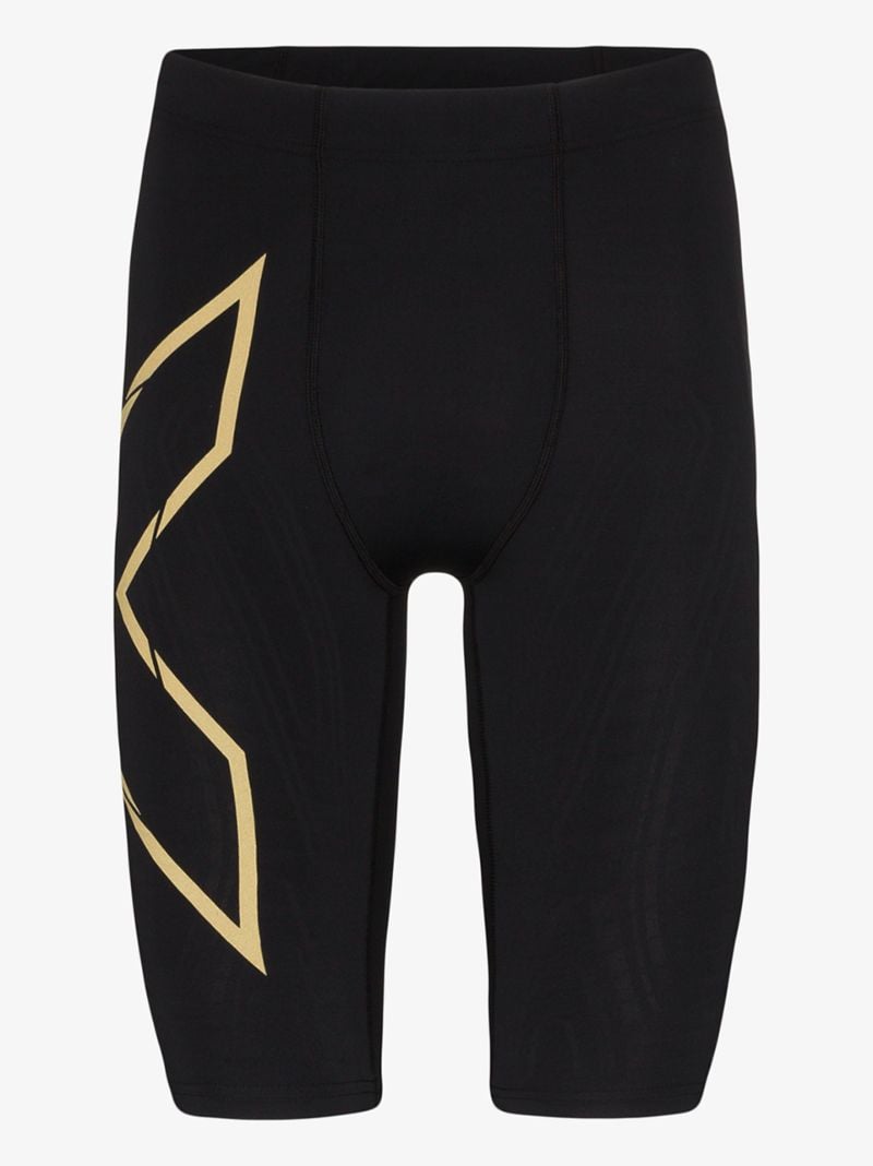 Black Light Speed Compression Running Shorts