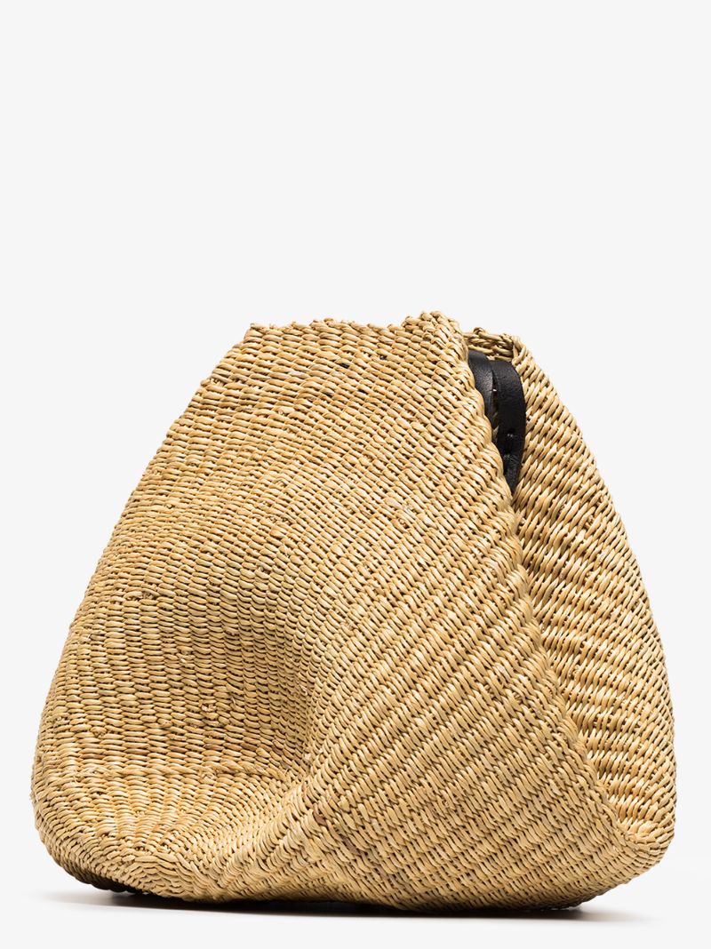 Neutral Akamae N.14 Straw Bucket Bag