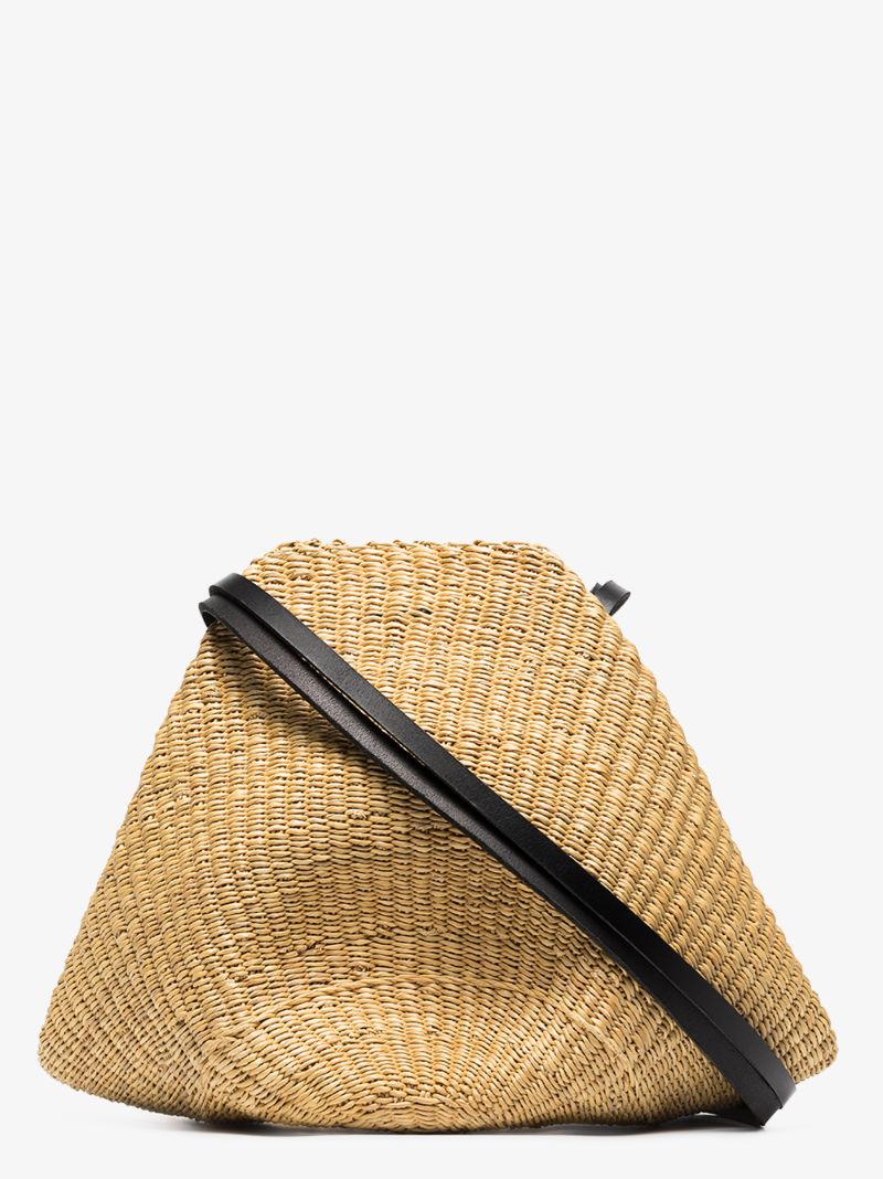 Neutral Akamae N.14 Straw Bucket Bag