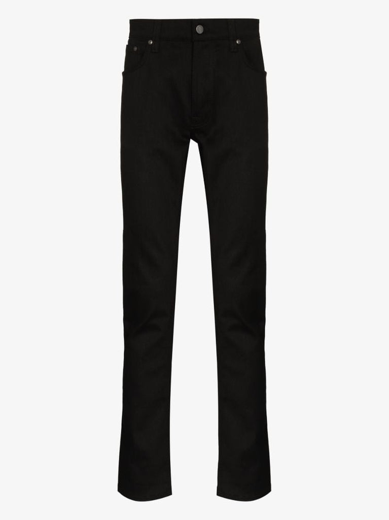 Black Lean Dean Dry Slim-fit Jeans