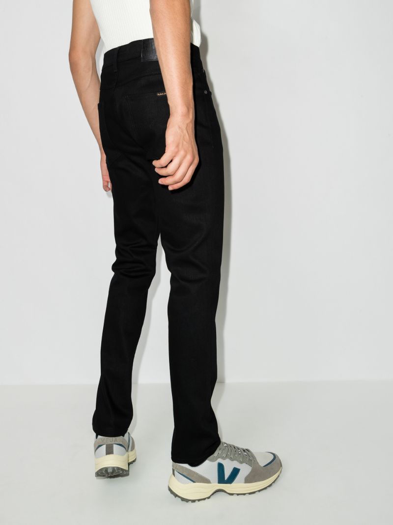Black Lean Dean Dry Slim-fit Jeans