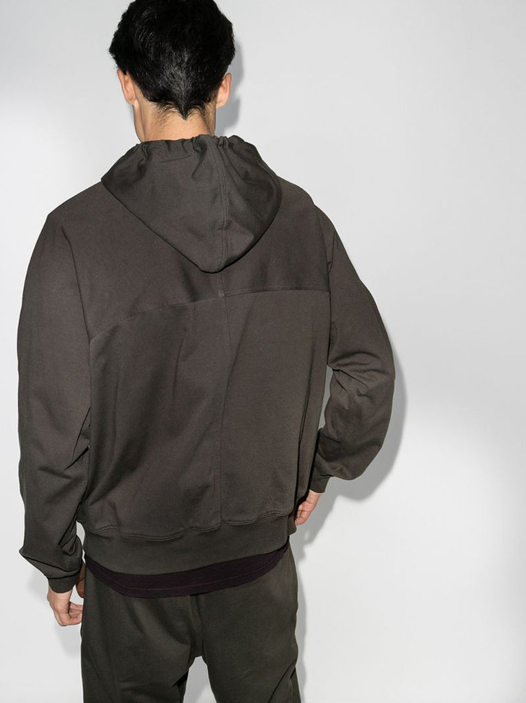 Zip Front Cotton Hoodie
