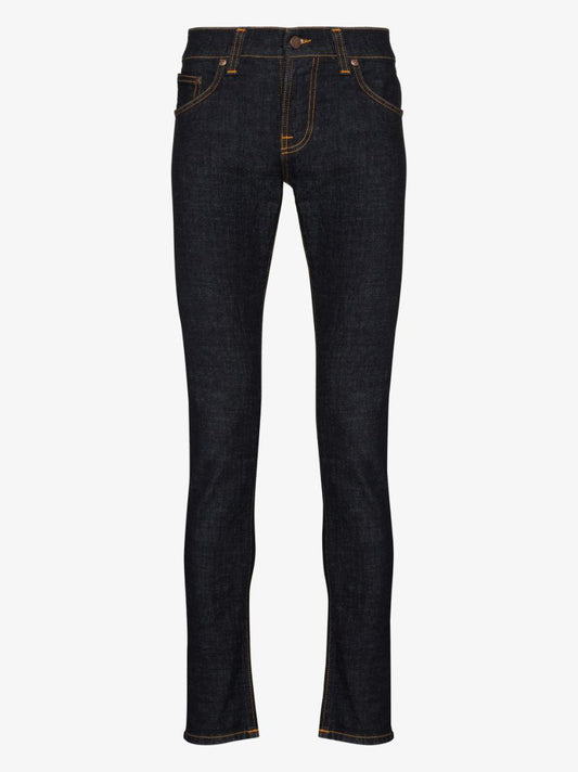 Blue Tight Terry Skinny Jeans
