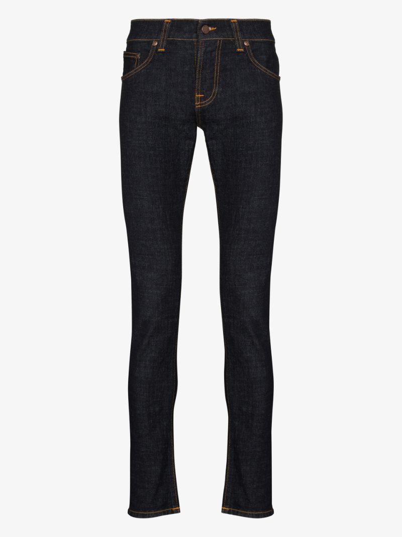 Blue Tight Terry Skinny Jeans