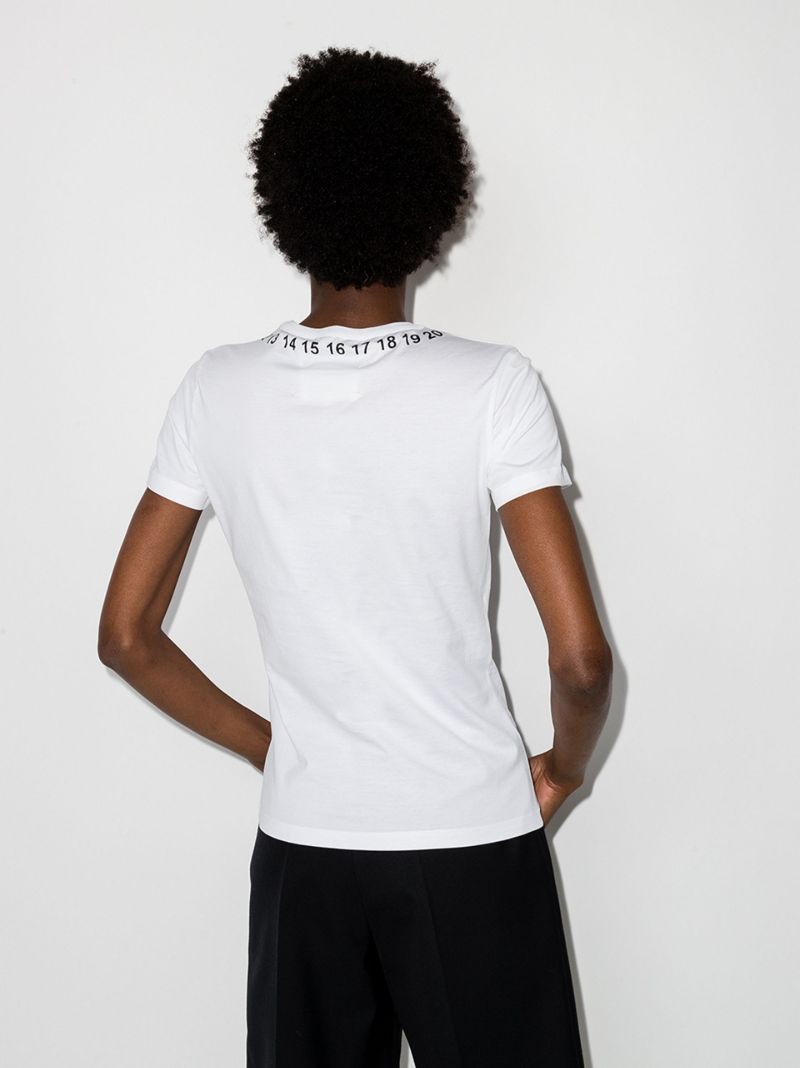 Numbers Neckline T-shirt