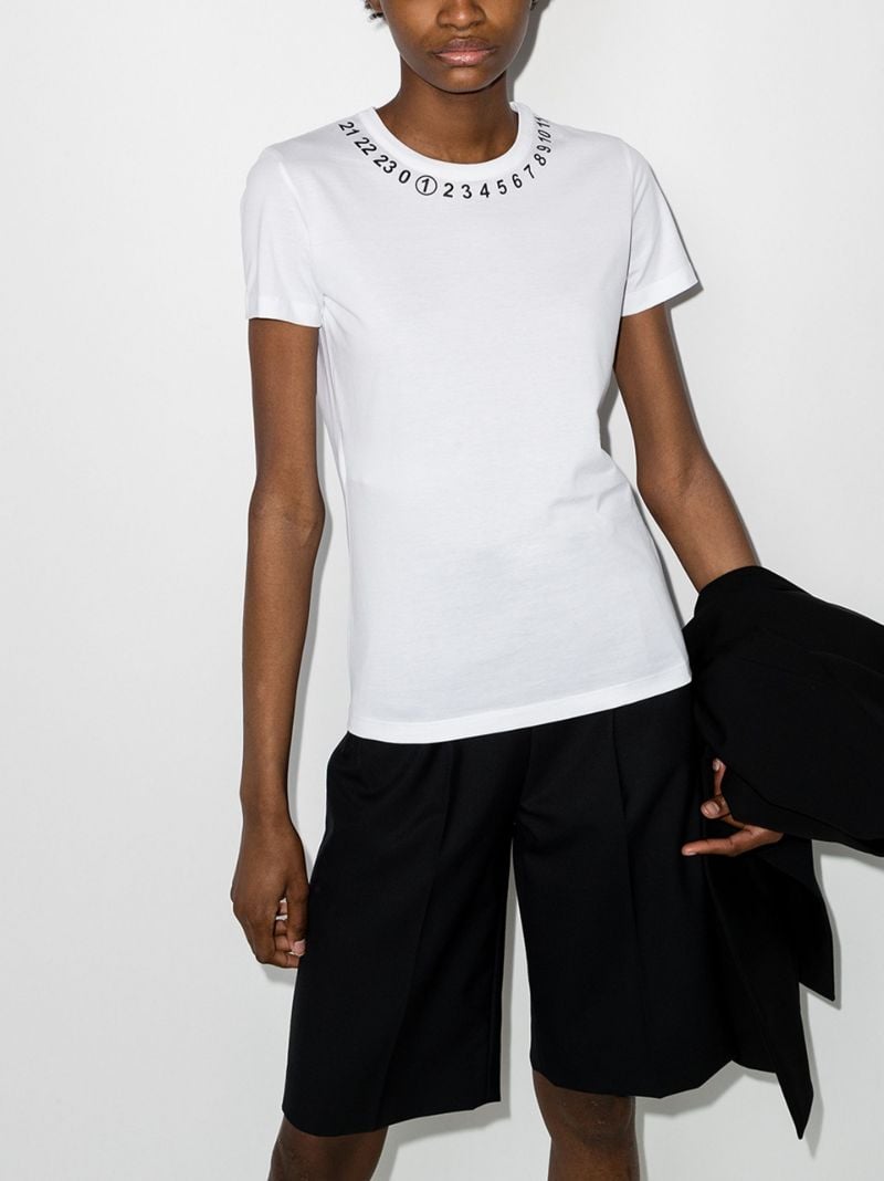 Numbers Neckline T-shirt