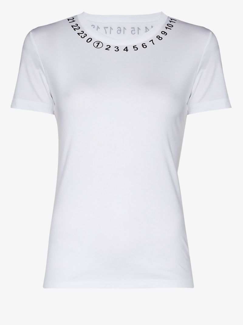 Numbers Neckline T-shirt