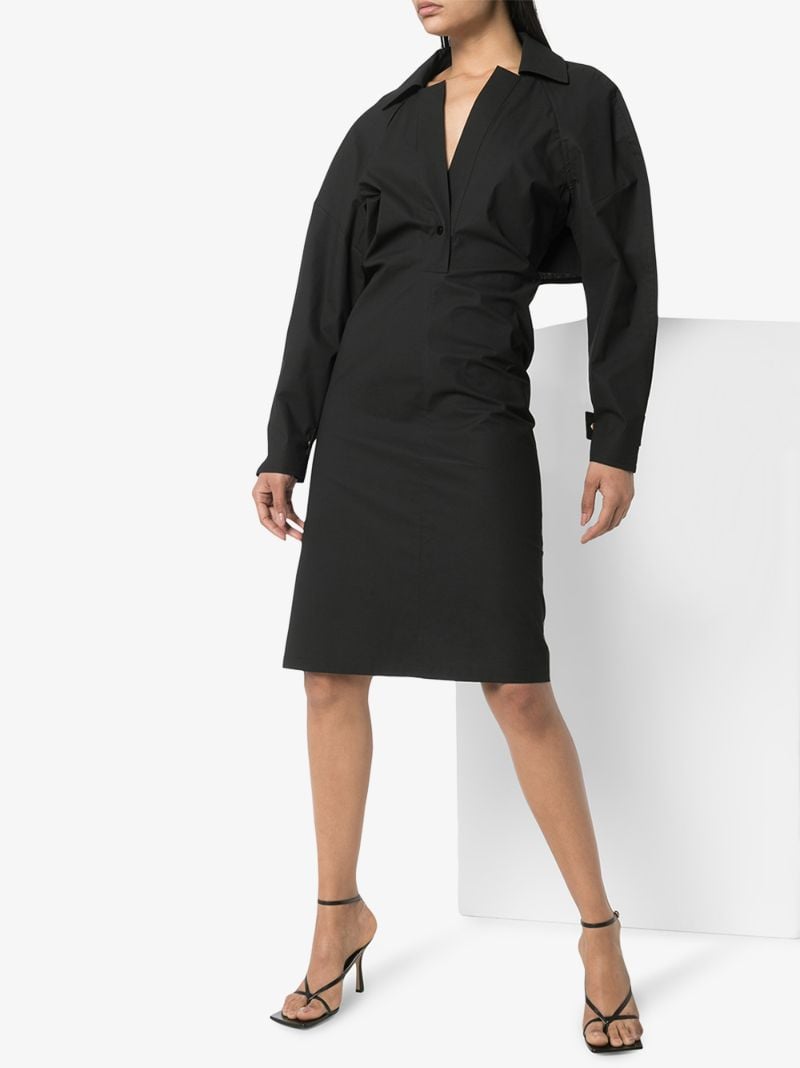 Trench Detail Shirt Dress