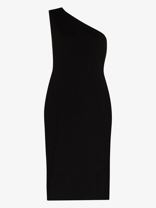 One Shoulder Knitted Dress