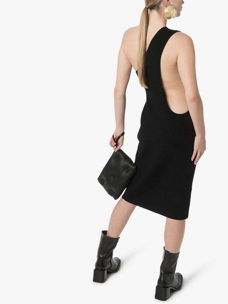 One Shoulder Knitted Dress