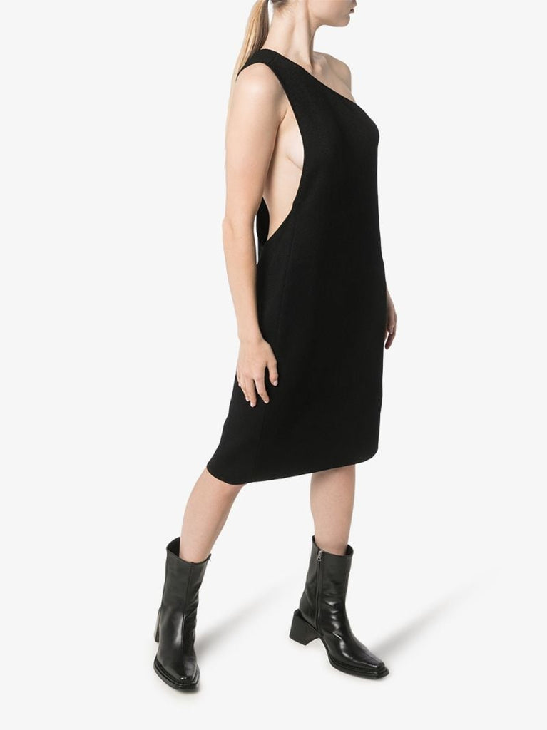 One Shoulder Knitted Dress