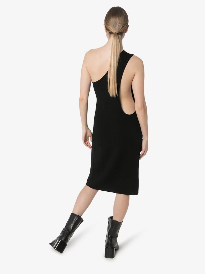 One Shoulder Knitted Dress