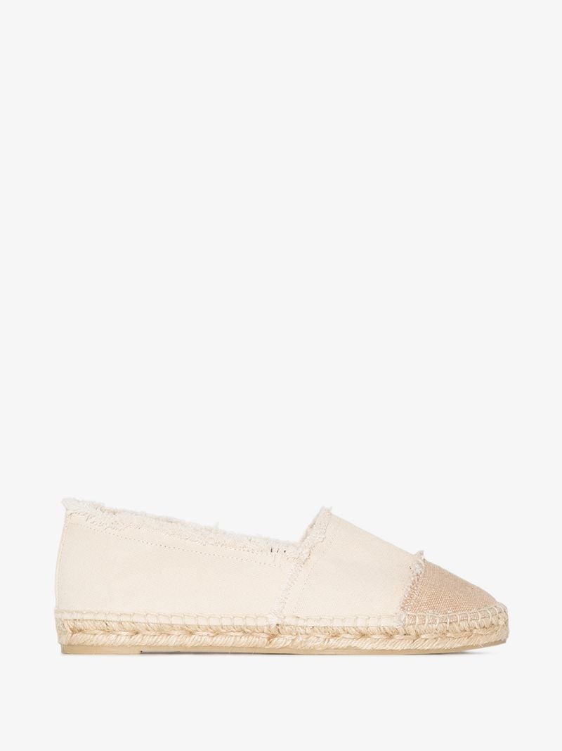 Neutral Kampala Canvas Espadrilles