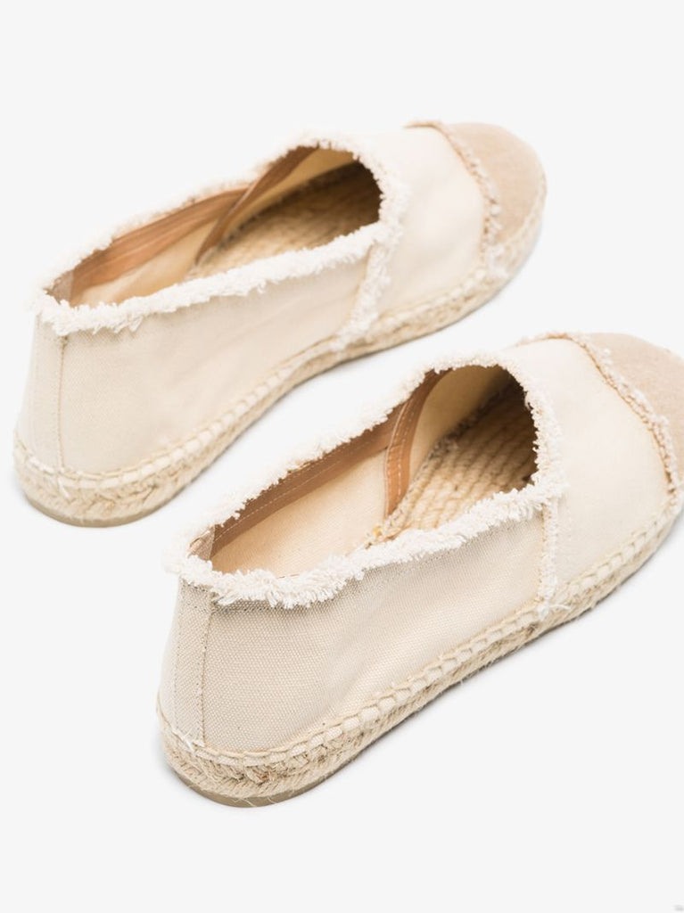Neutral Kampala Canvas Espadrilles