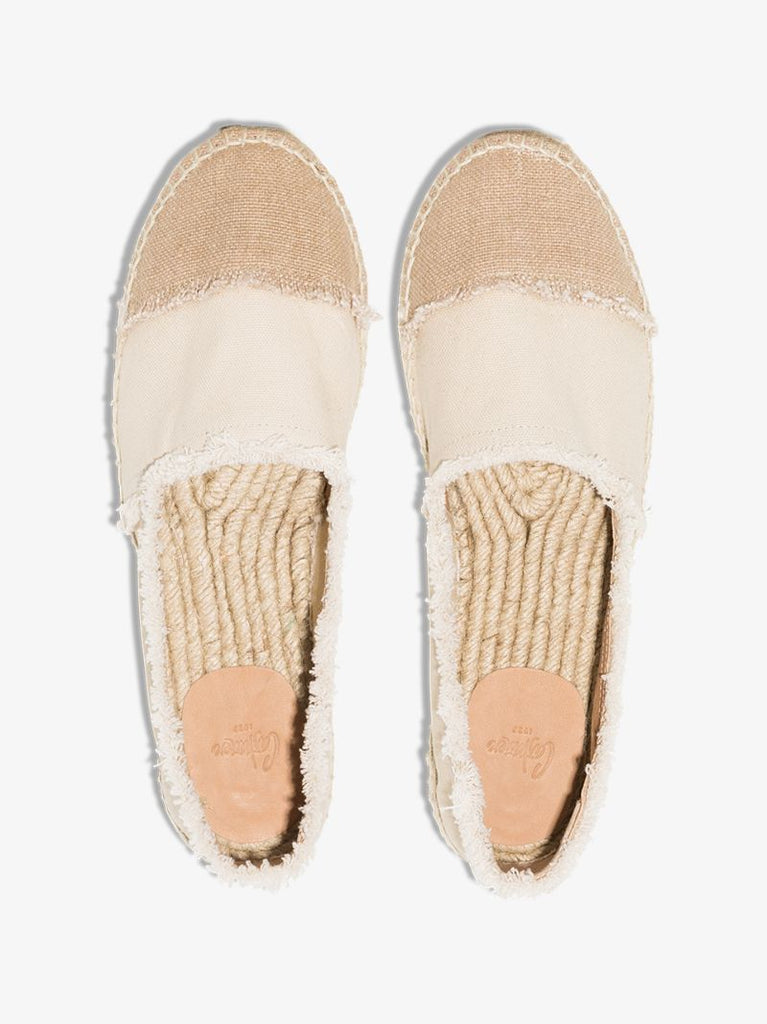 Neutral Kampala Canvas Espadrilles