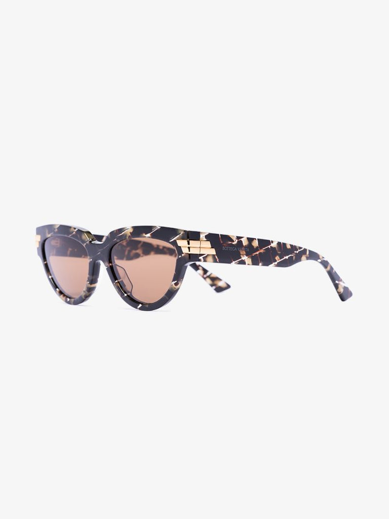 Brown Oversized Cat Eye Sunglasses