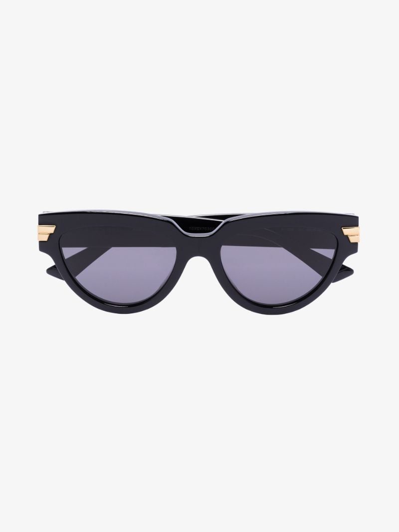 Black Oversized Cat Eye Sunglasses