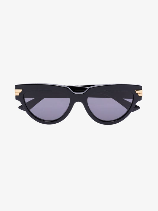 Black Oversized Cat Eye Sunglasses