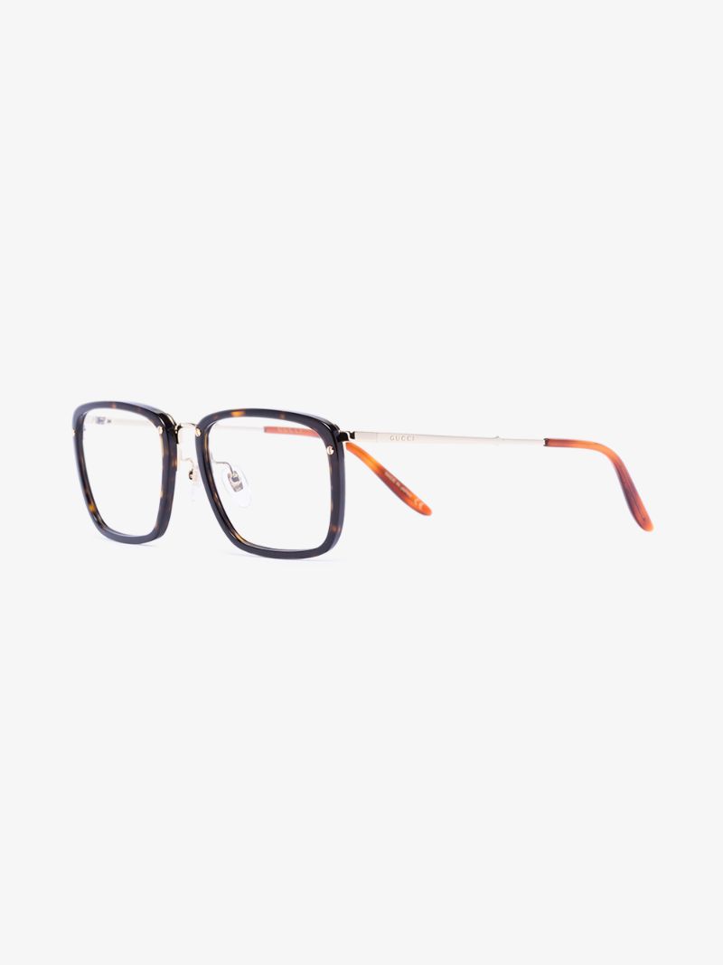 Brown Tortoiseshell Square Optical Glasses