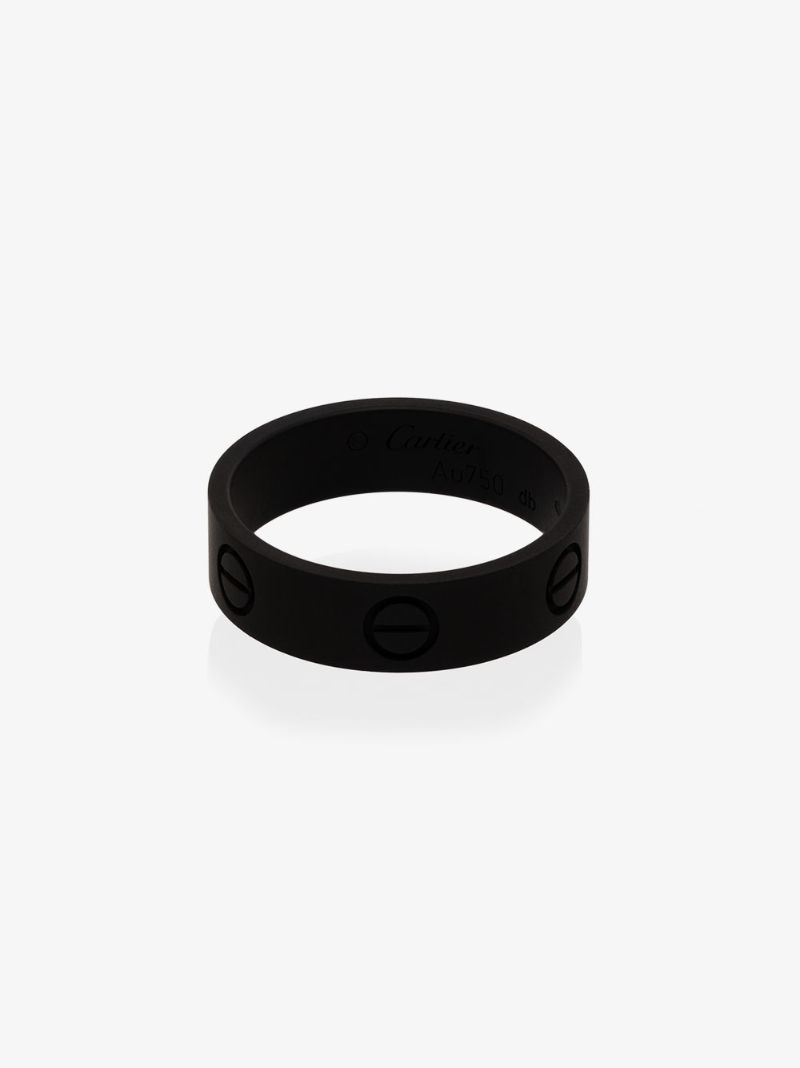 Customised Pre-owned 18k Gold Cartier Love Ring