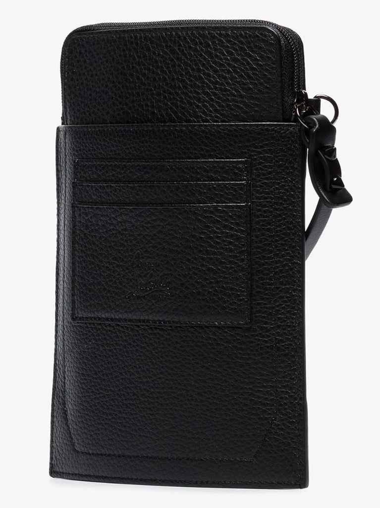 Black Loubilab Leather Messenger Bag