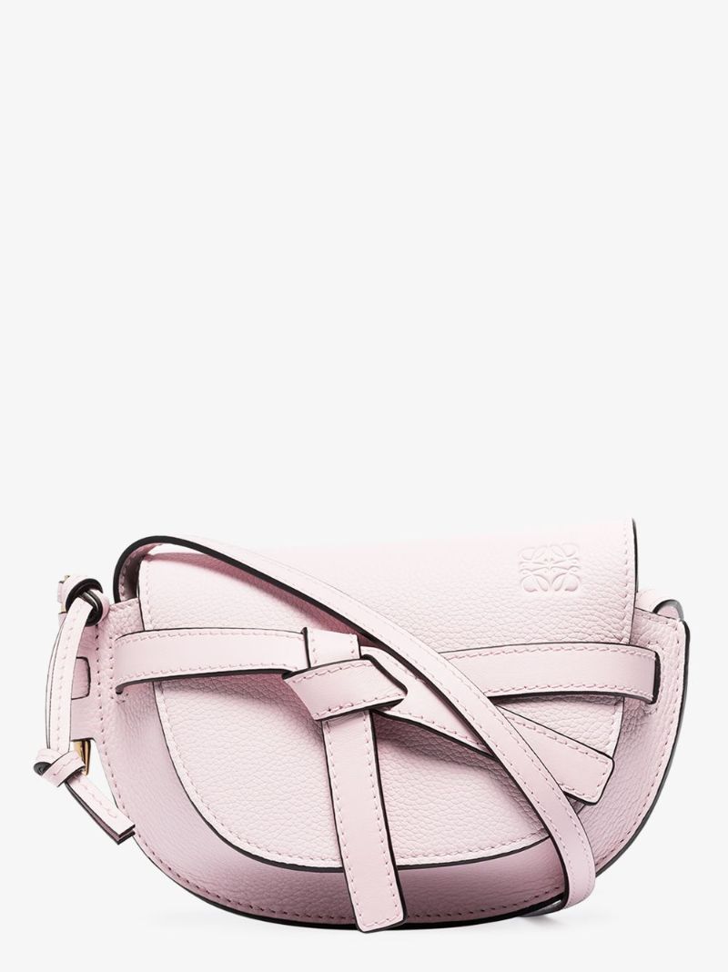 Pink Gate Mini Leather Cross Body Bag