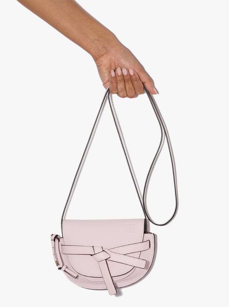 Pink Gate Mini Leather Cross Body Bag