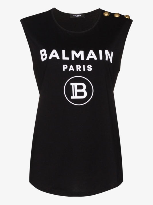 Logo Print Tank Top