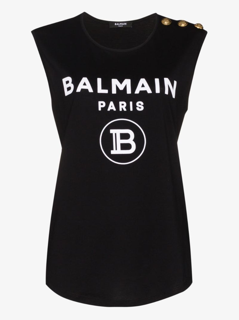 Logo Print Tank Top