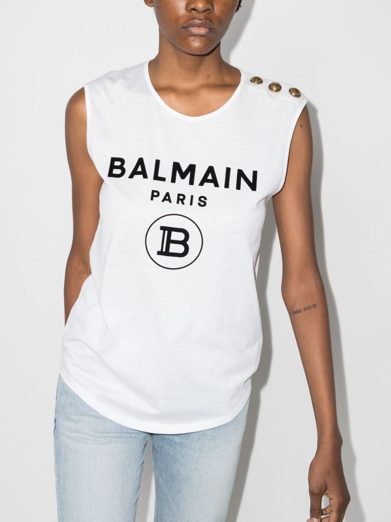 Logo Print Tank Top