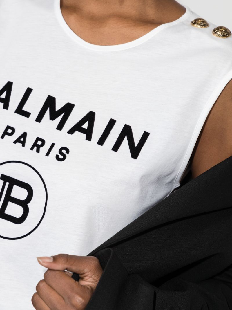 Logo Print Tank Top