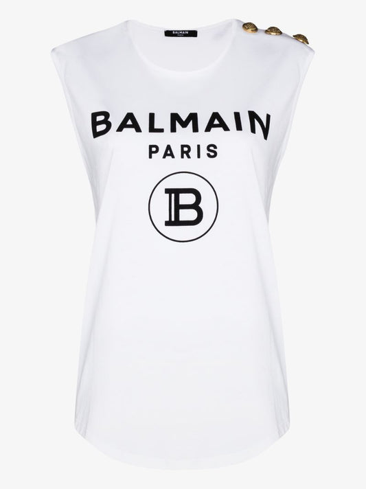 Logo Print Tank Top