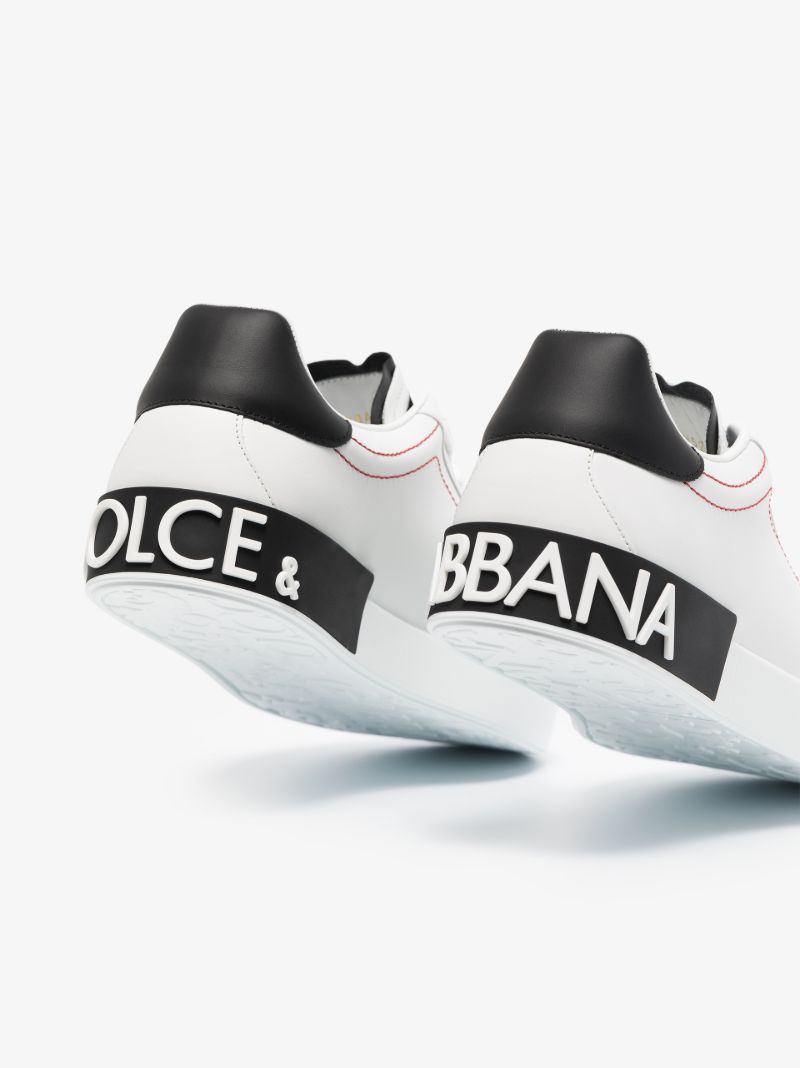 White Portofino Leather Sneakers