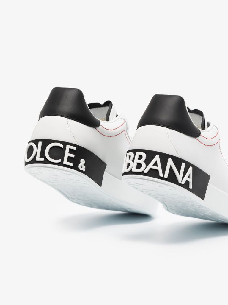 White Portofino Leather Sneakers