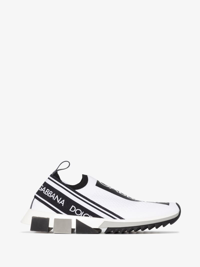 White Sorrento Knit Sneakers