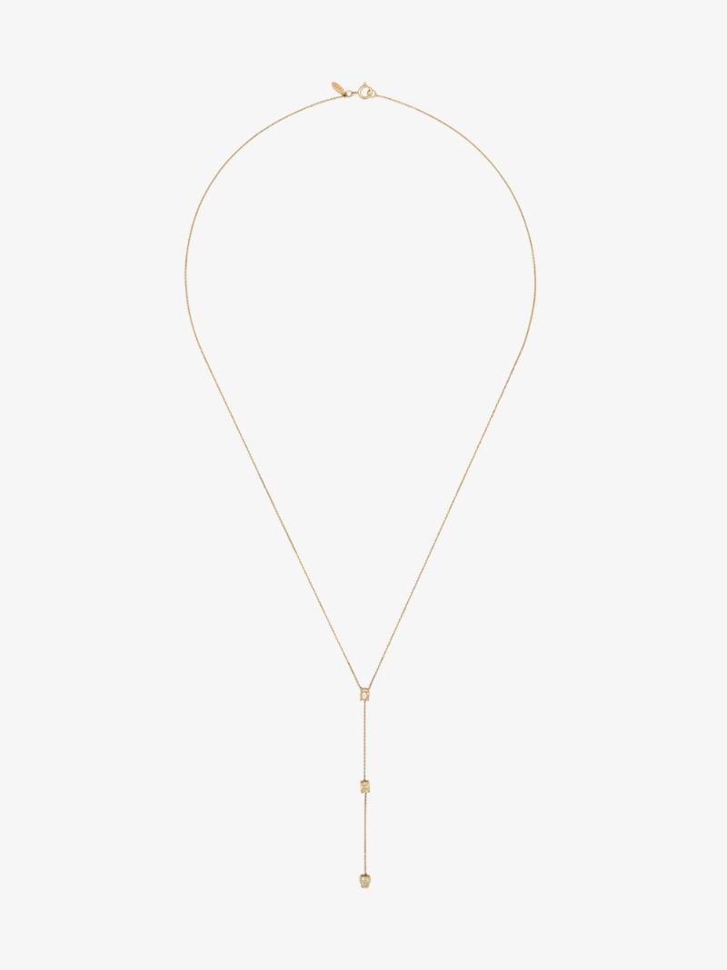 14k Yellow Gold Stardust Diamond Necklace