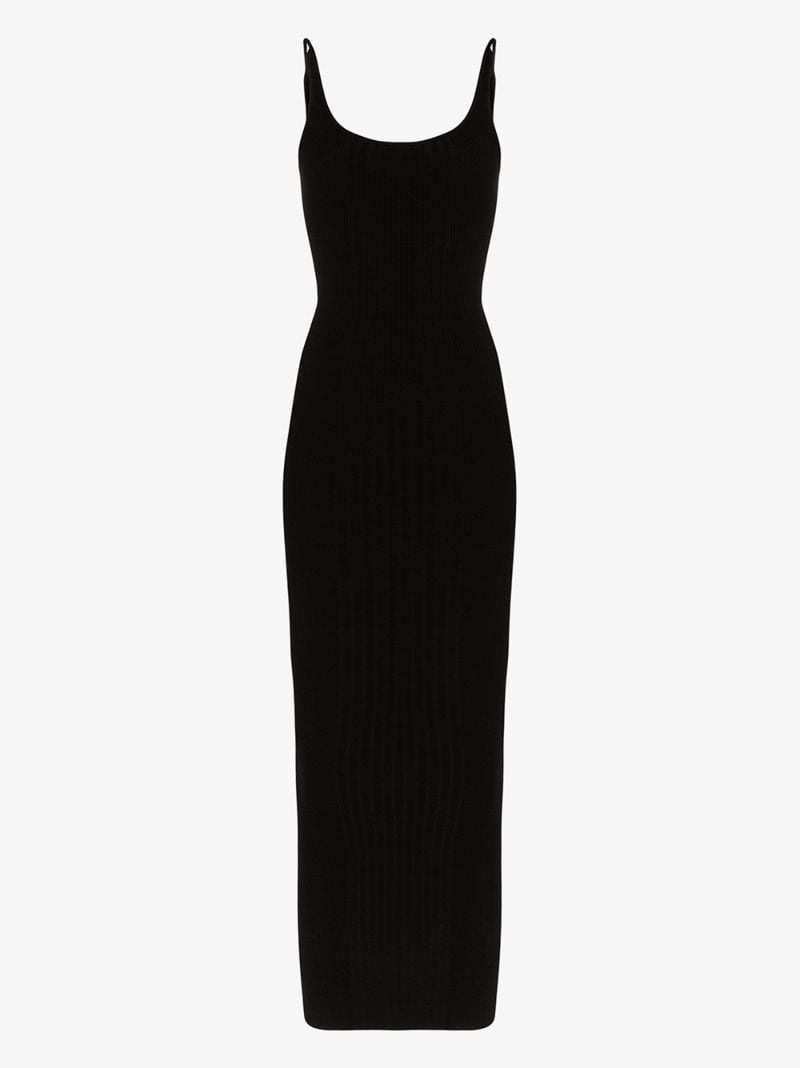 Fitted Jersey Maxi Dress