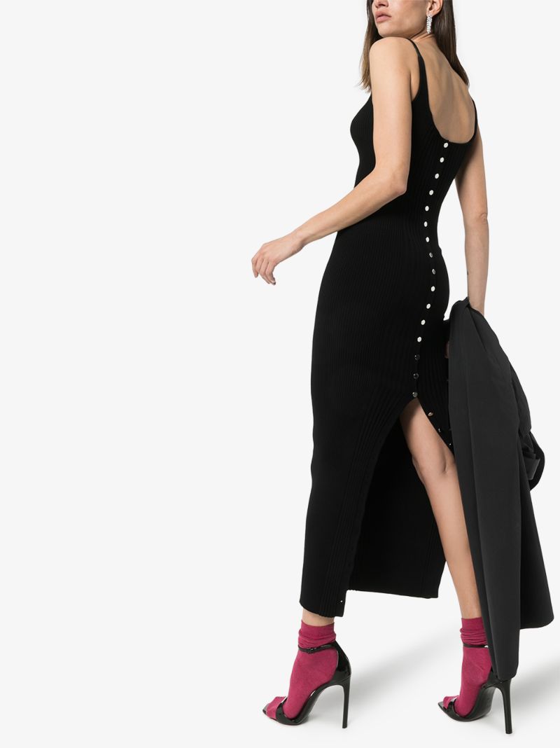 Fitted Jersey Maxi Dress