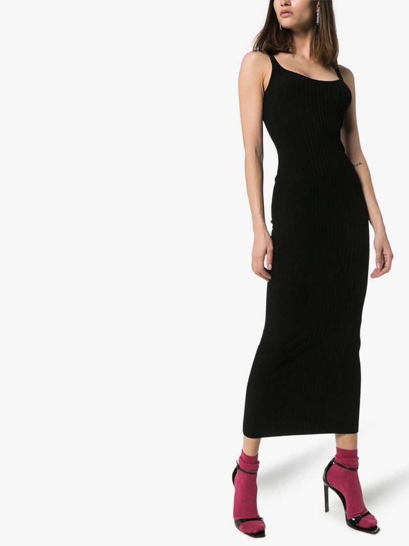 Fitted Jersey Maxi Dress