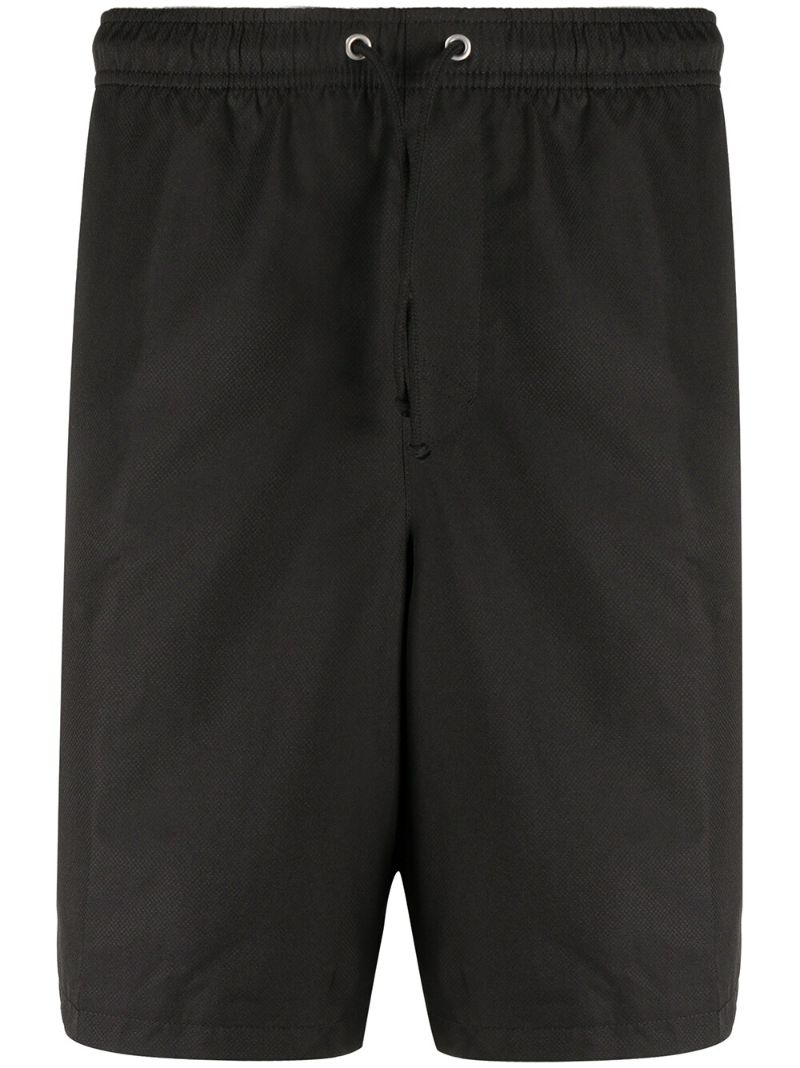 Black Logo Patch Track Shorts